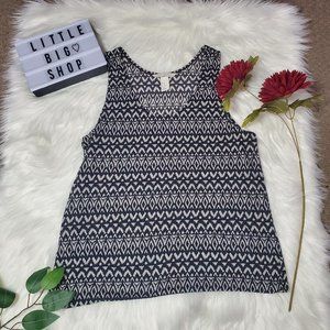 H&M Conscious/Sleeveless Tank/Size Med/Black&White